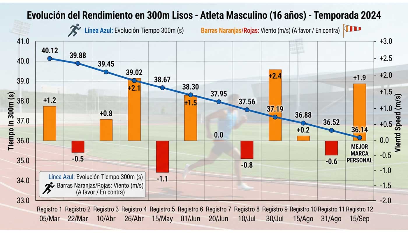 Gráfica tiempos